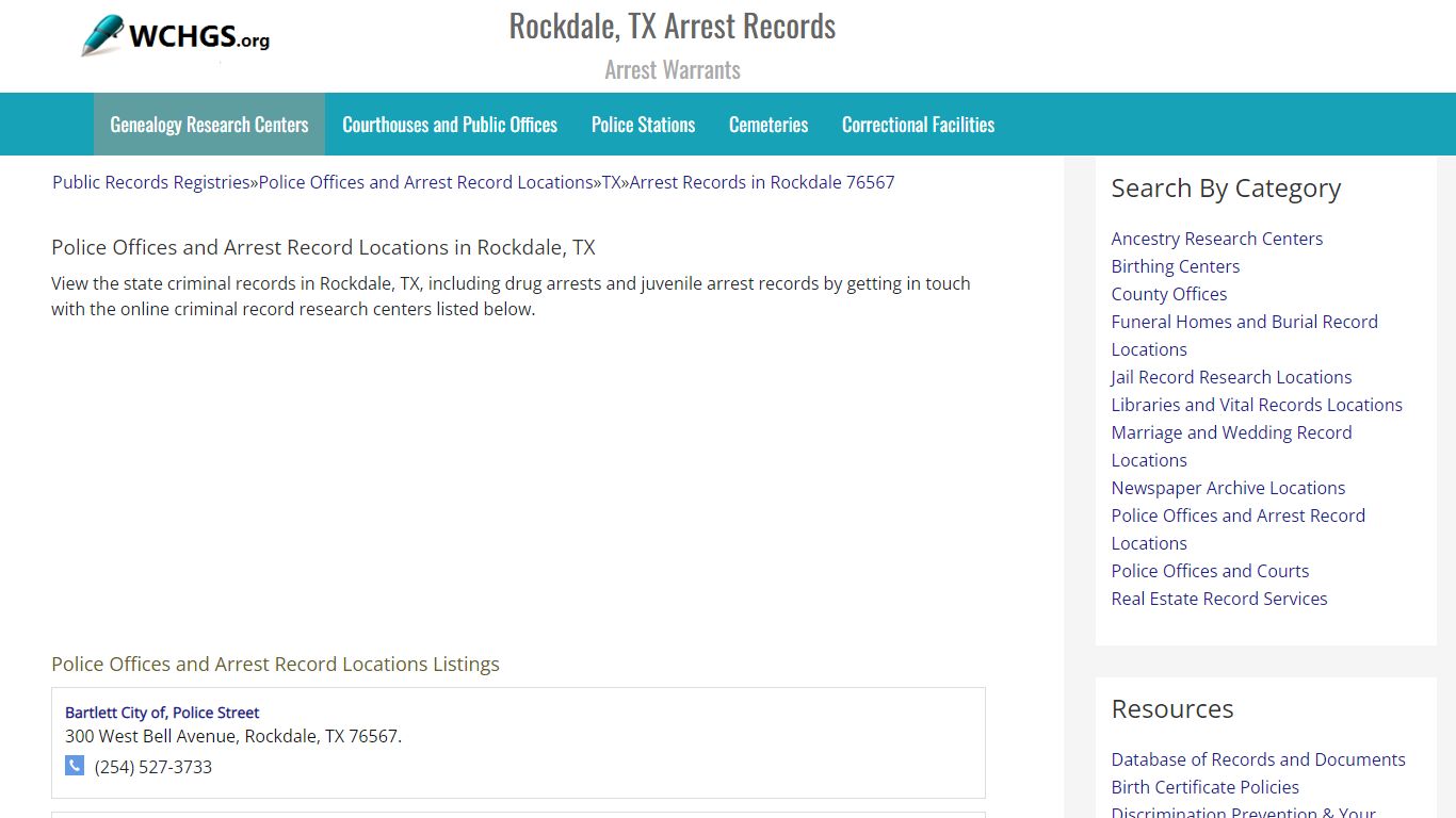 Rockdale, TX Arrest Records - Arrest Warrants